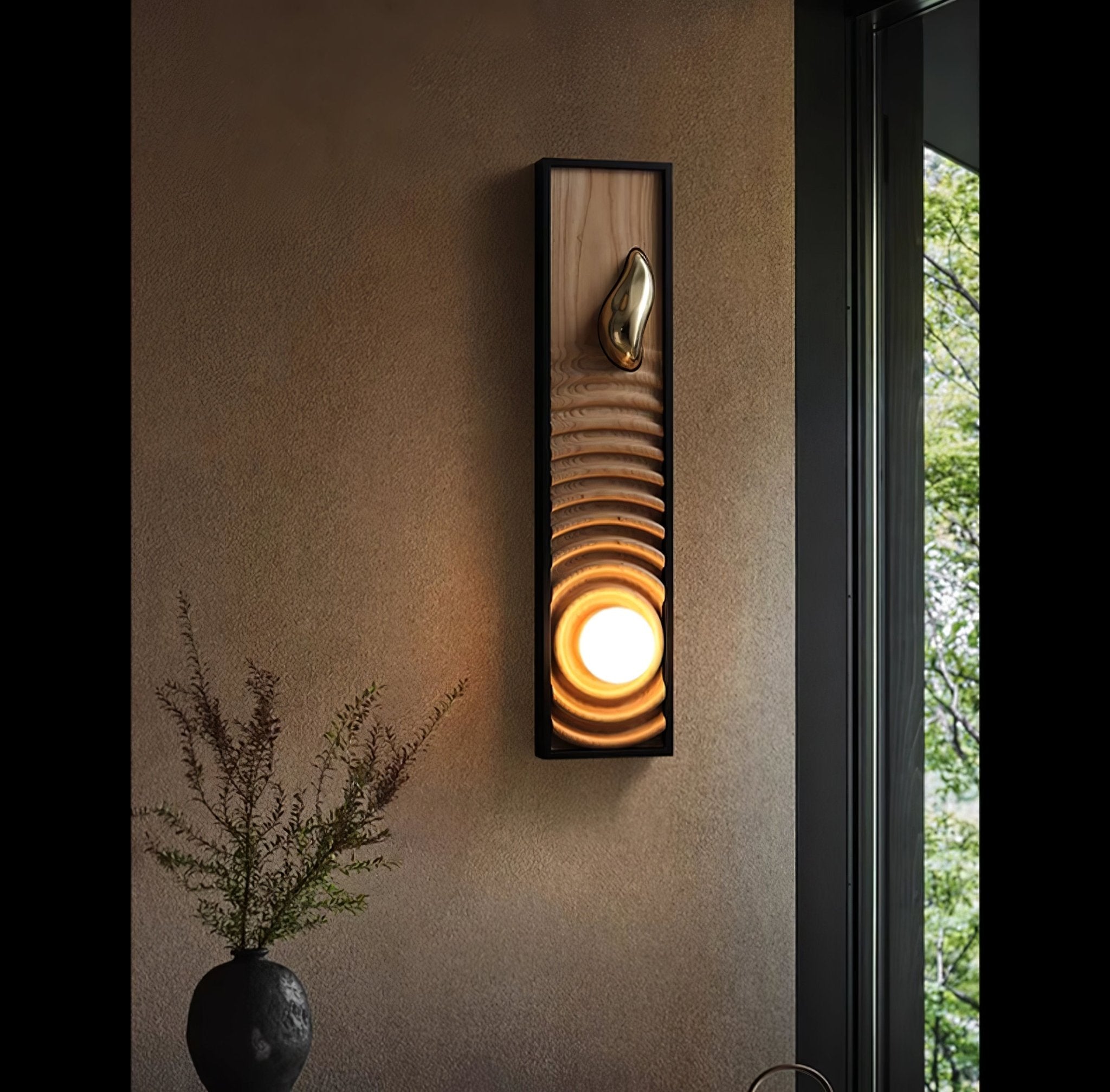 Solano Modern Wood Wall Light