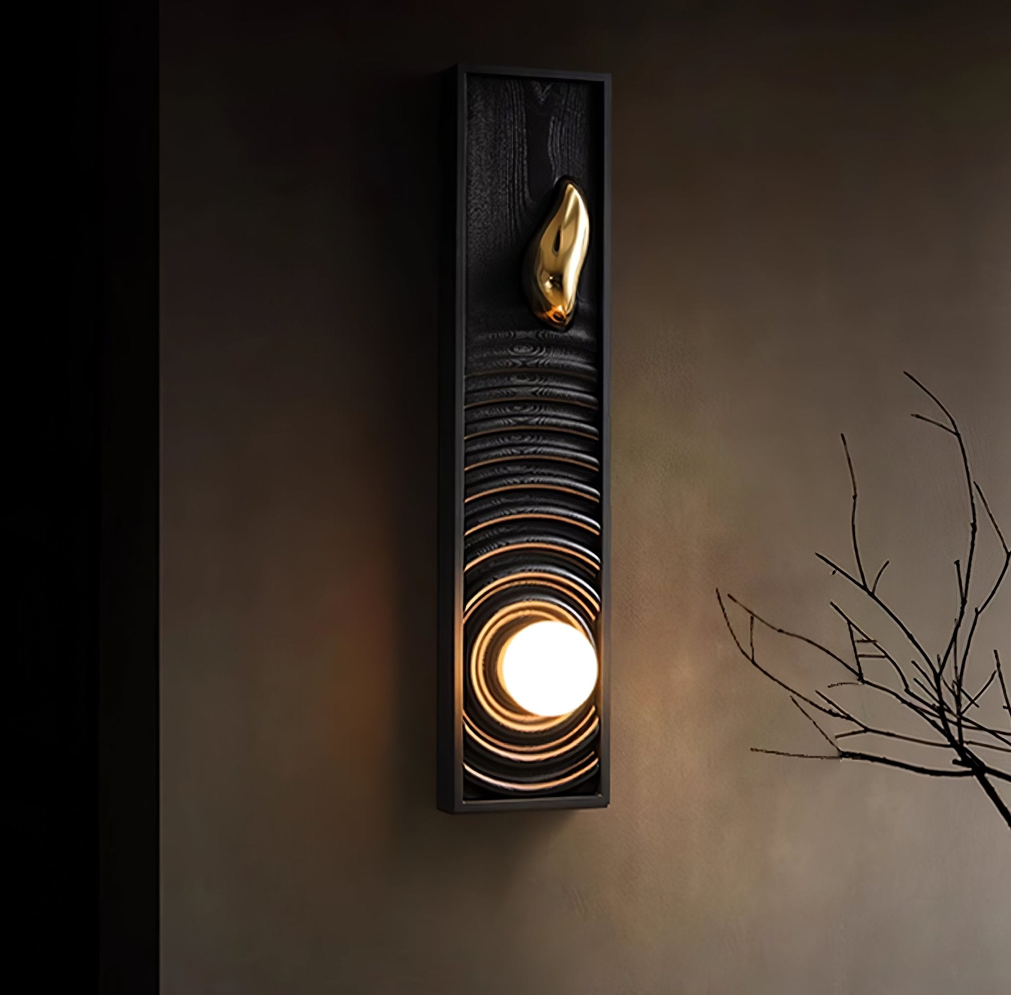 Caleb Vintage Wood Wall Lamp - Letslighting