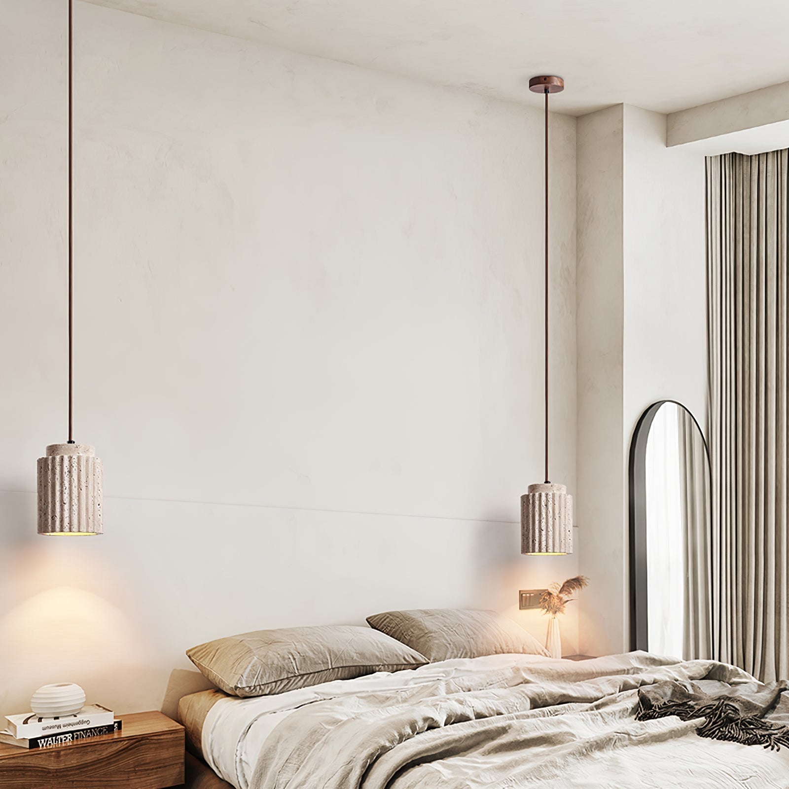 Mysolel Travertine Pendant Light