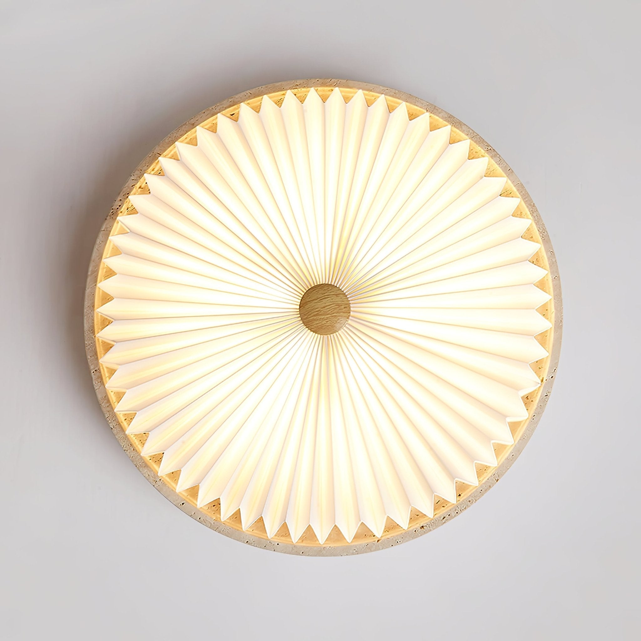 Ciloraris Textured Travertine Ceiling Light
