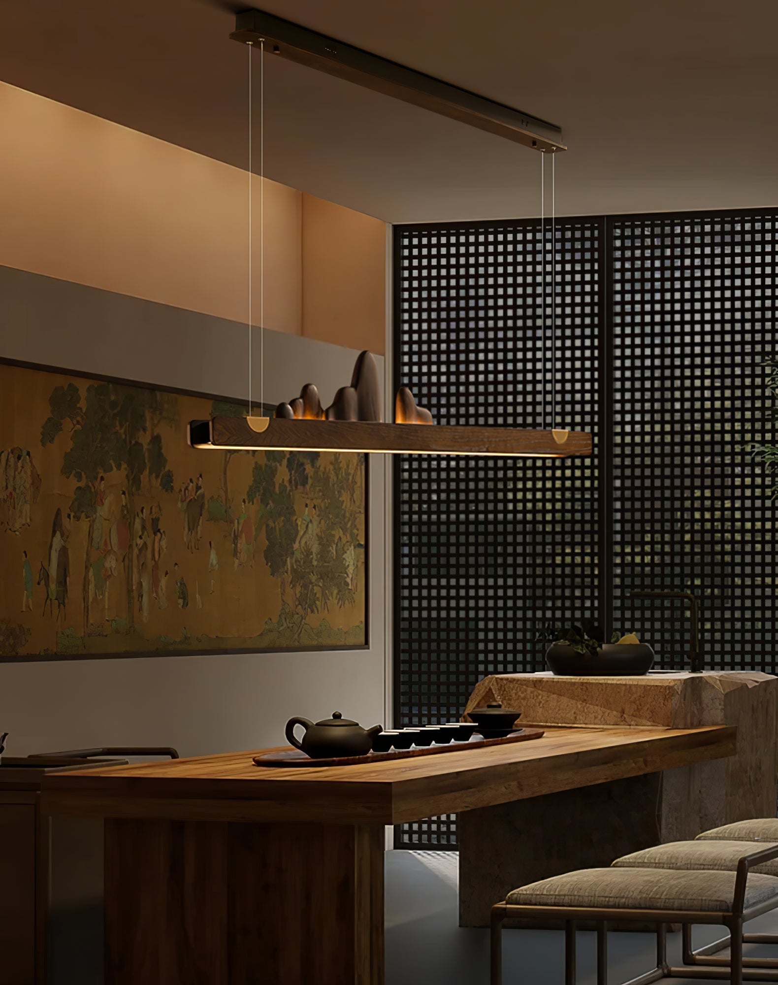 Daniel Modern Wood Pendant Light - Letslighting
