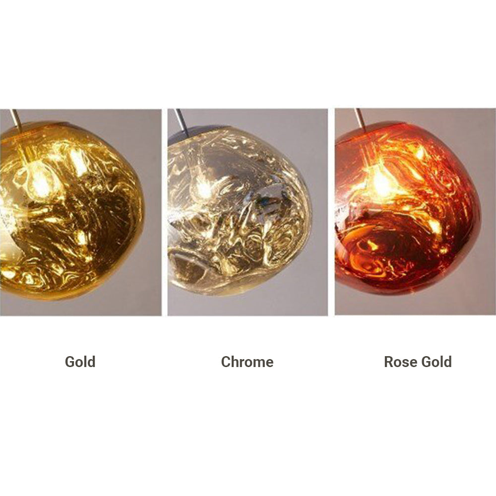 Valentina Modern Globe Lava 3 Pendant Light Fixture 3/6/8 Head - Letslighting