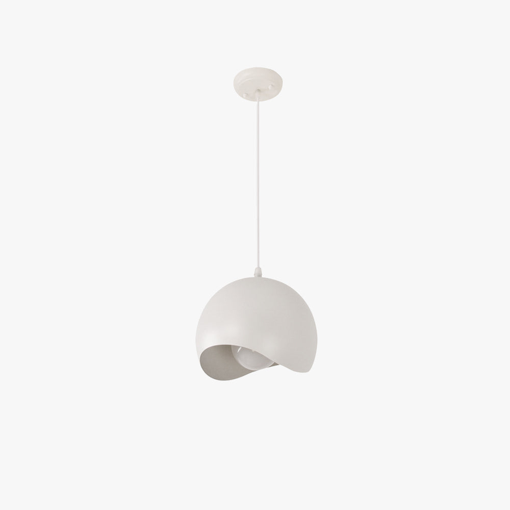 Arisha Creative Globe Pendant Light White Metal Bedroom/Living Room