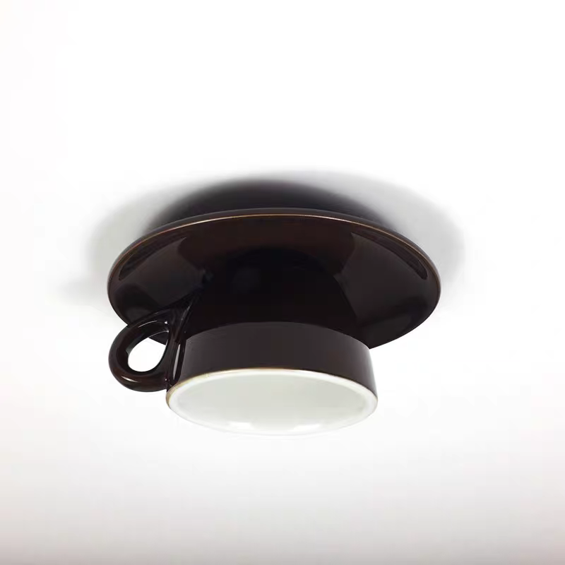 Valentina Modern Coffee Cups Ceramic Flush Ceiling Lighting - Letslighting