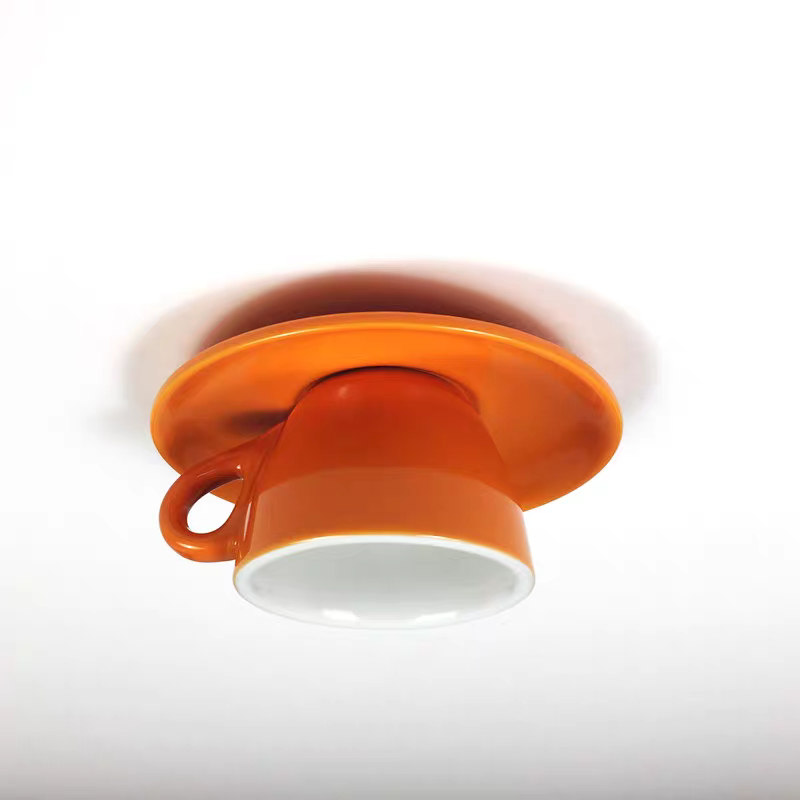 Valentina Modern Coffee Cups Ceramic Flush Ceiling Lighting - Letslighting
