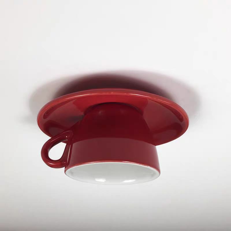 Valentina Modern Coffee Cups Ceramic Flush Ceiling Lighting - Letslighting