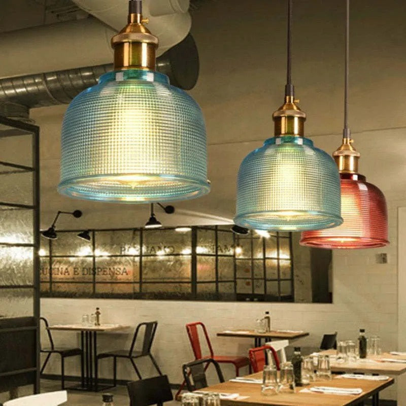 Valentina Glass Art Deco Pendant Lights,Colorful - Letslighting