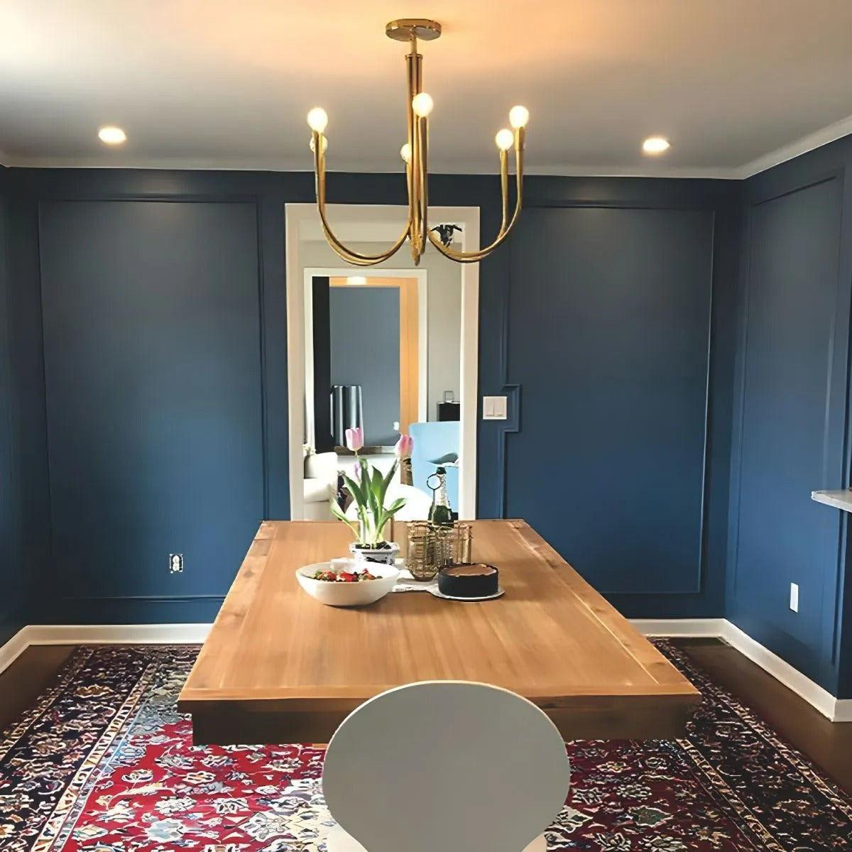 Valentina Modern Minimalist Chandelier Dinning Room