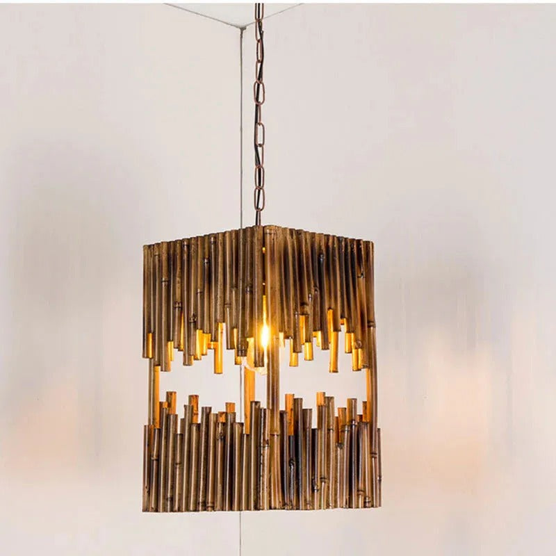 Epoch Designer LED Pendant Light Wooden Bar Counter Dining Room - Letslighting