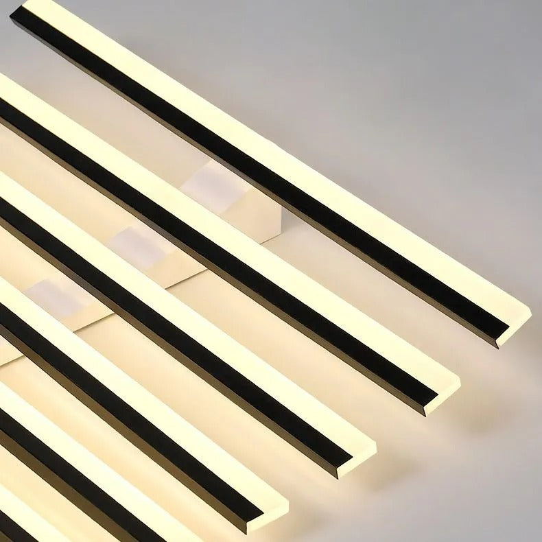 Arisha Flush Mount Ceiling Light Linear Modern Living Room - Letslighting