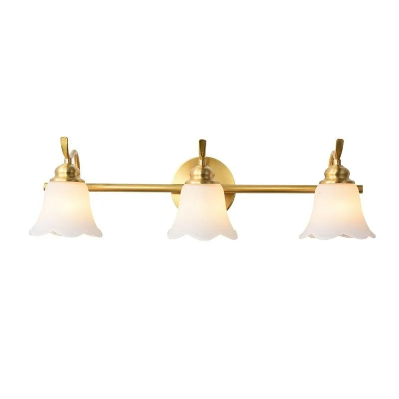 Ray Vintage Flower Shaped Metal&Glass Lamp Wall