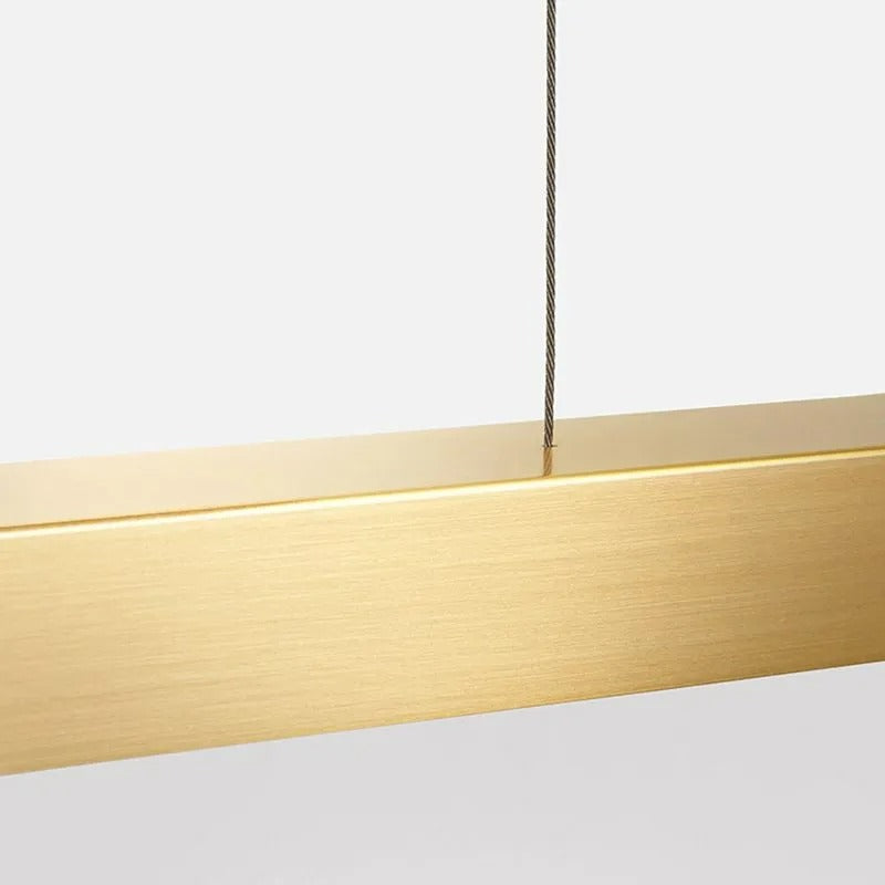Arisha Pendant Light Asymmetrical Linear Modern Metal Study - Letslighting