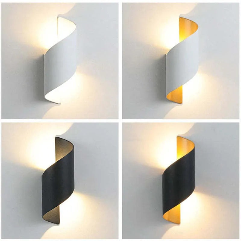 Ray Modern Conch Shape Metal Indoor Wall Lamp