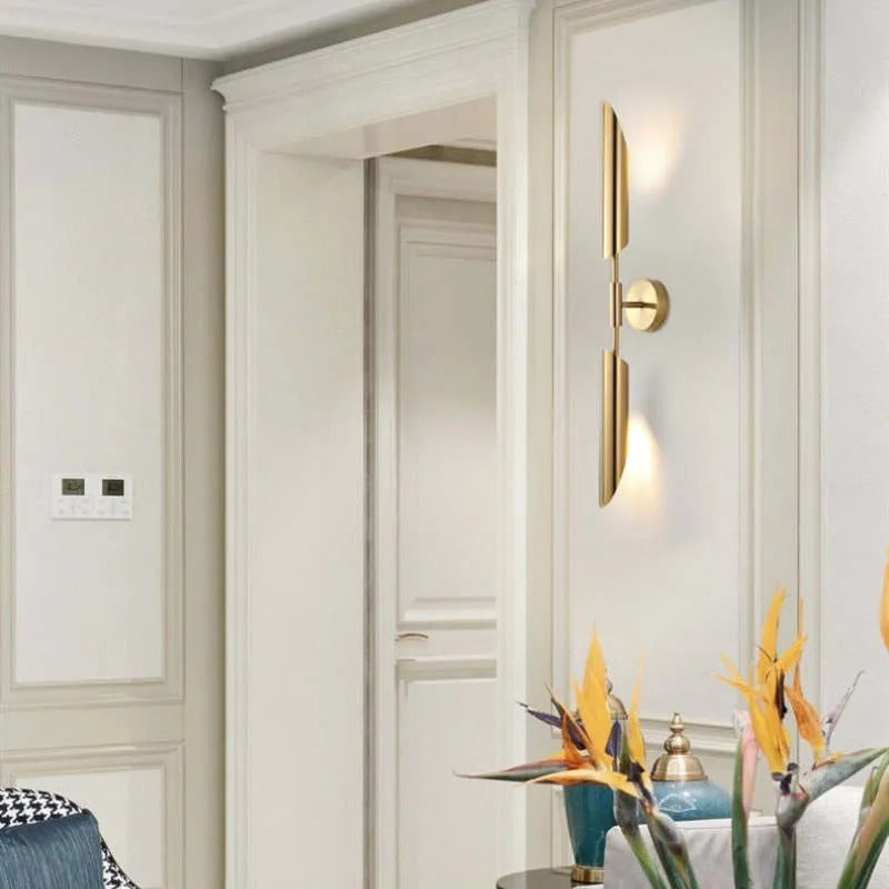 Arisha Modern LED Wall Lamp Glass Warm Garden Corridor - Letslighting