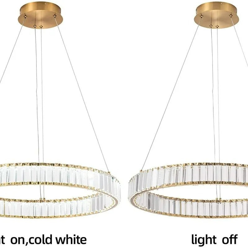 Kristy Elegant Round Crystal Chandelier - Letslighting