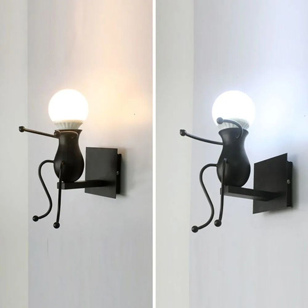Arisha Modern Decorative Man Wall Lamp - Letslighting