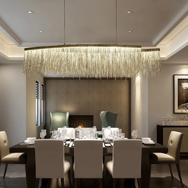 Kristy Luxury Tassel Acrylic Pendant Light - Letslighting