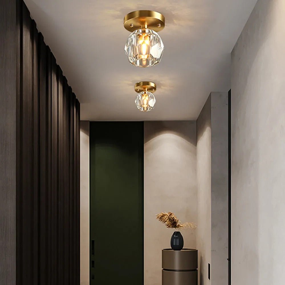 Kristy Luxury Diamond Acrylic Flush Mount Ceiling Light - Letslighting