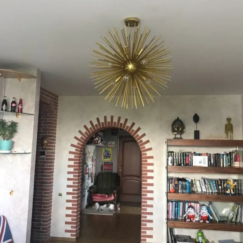 Arisha Modern LED Chandelier Metal Dining Living Room Bedroom