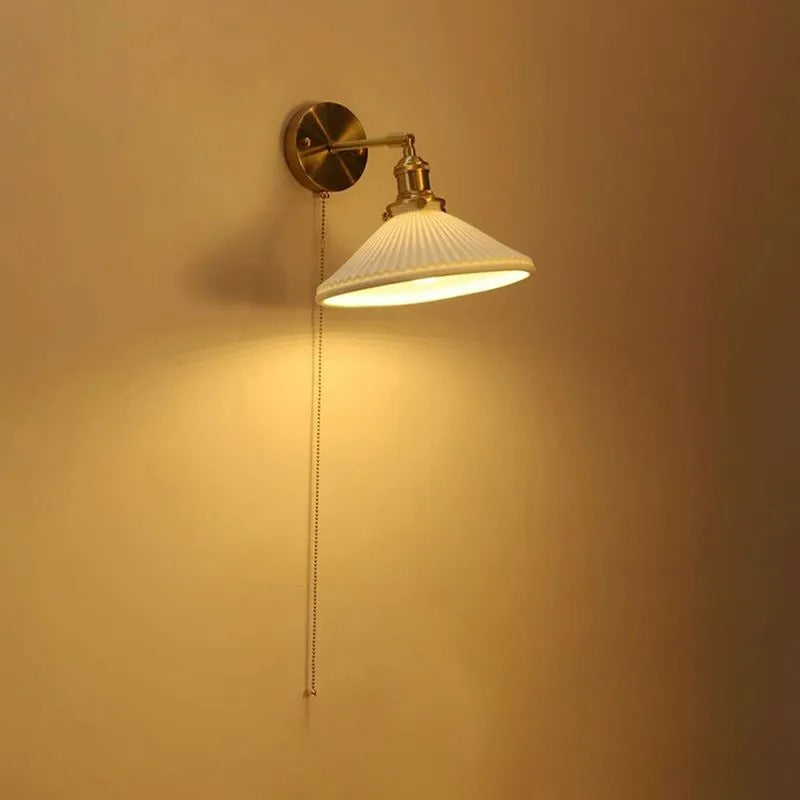 Arisha wrinkles Nordic Modern Dresser Wall Lamp - Letslighting