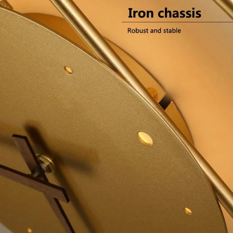 Arisha Wall Lamp Clock & Iron & Acrylic