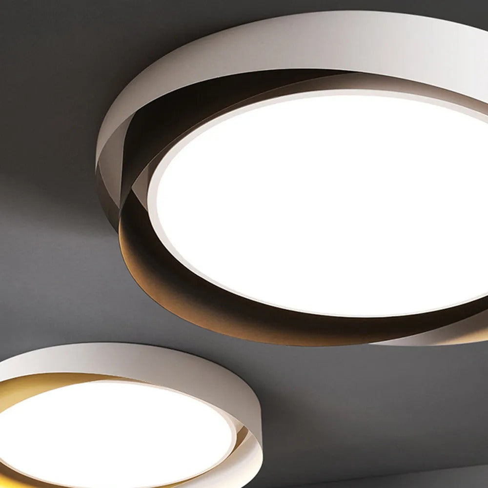 Arisha Modern Geometric Acrylic Flush Mount Ceiling Light - Letslighting