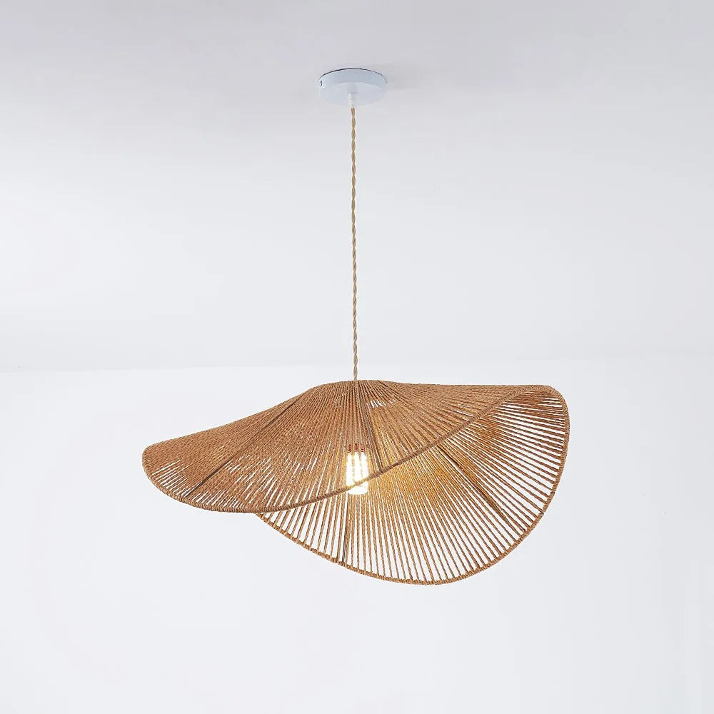 Ritta Rustic Twine Pendant Light - Letslighting