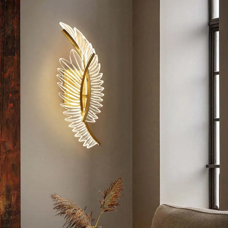 Kristy Modern Crystal Wall Lamp Wings Design Sconce for Bedroom - Letslighting