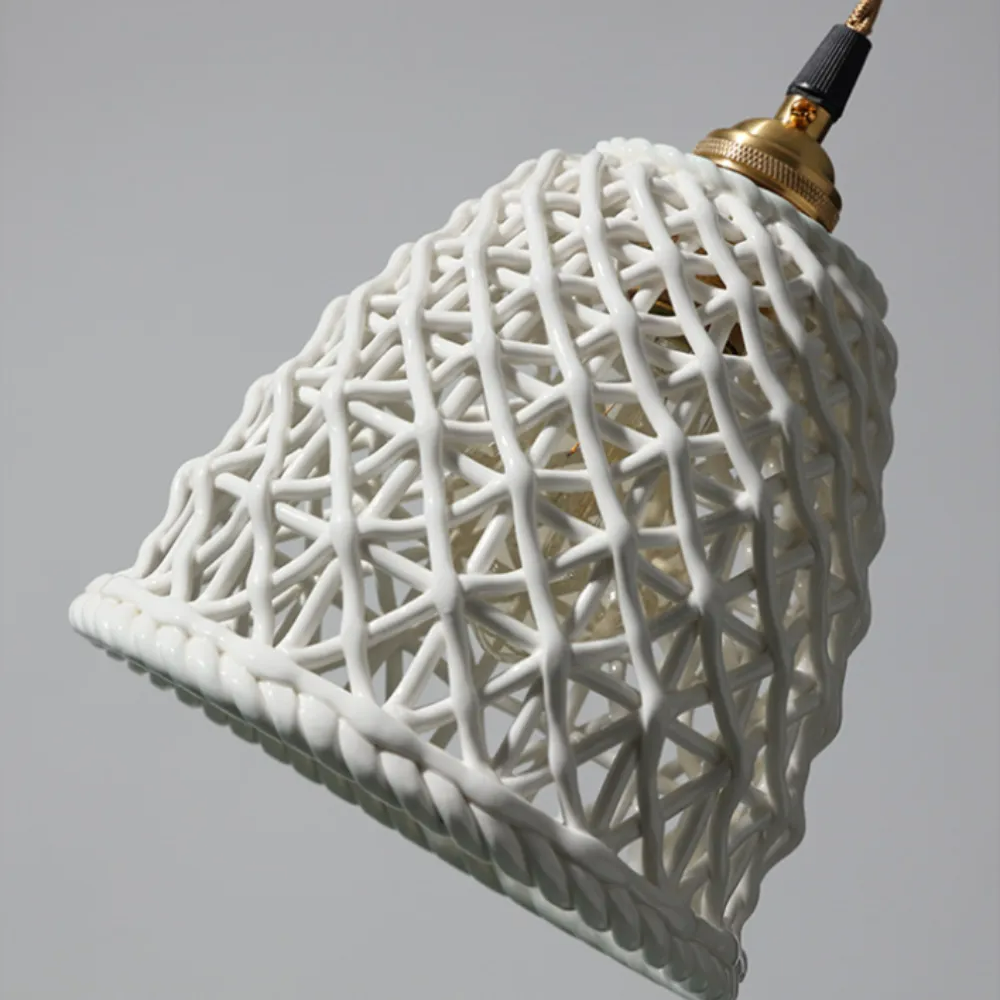 Valentina Modern LED Pendant Light Metal Blue White Bedroom/Kitchen - Letslighting
