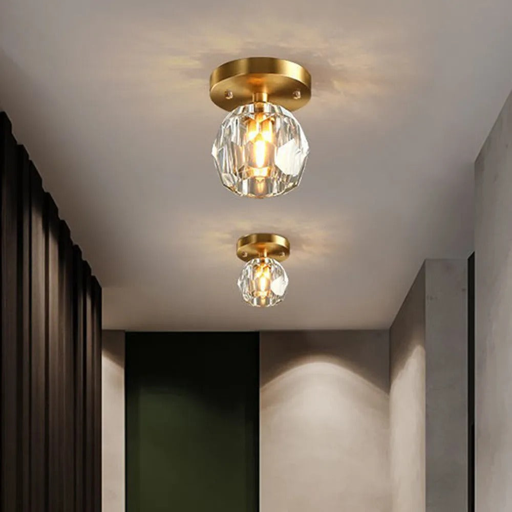 Kristy Luxury Diamond Acrylic Flush Mount Ceiling Light - Letslighting