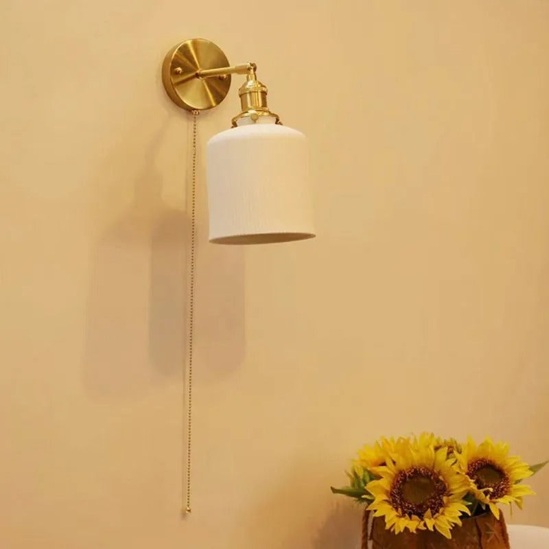 Arisha wrinkles Nordic Modern Dresser Wall Lamp - Letslighting