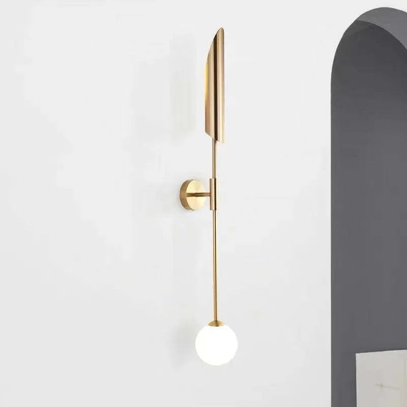 Arisha Modern LED Wall Lamp Glass Warm Garden Corridor - Letslighting