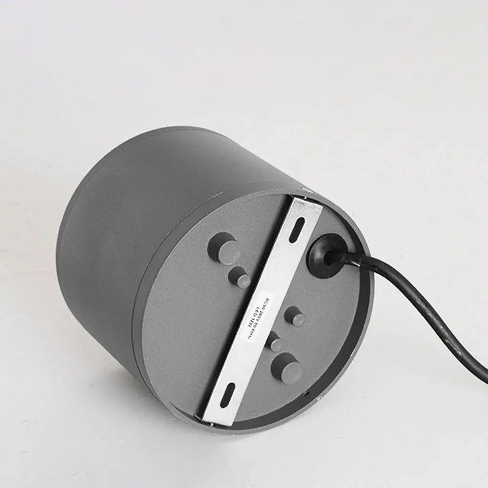 Ray Modern Cylindrical Flush Mount Ceiling Light Metal Glass