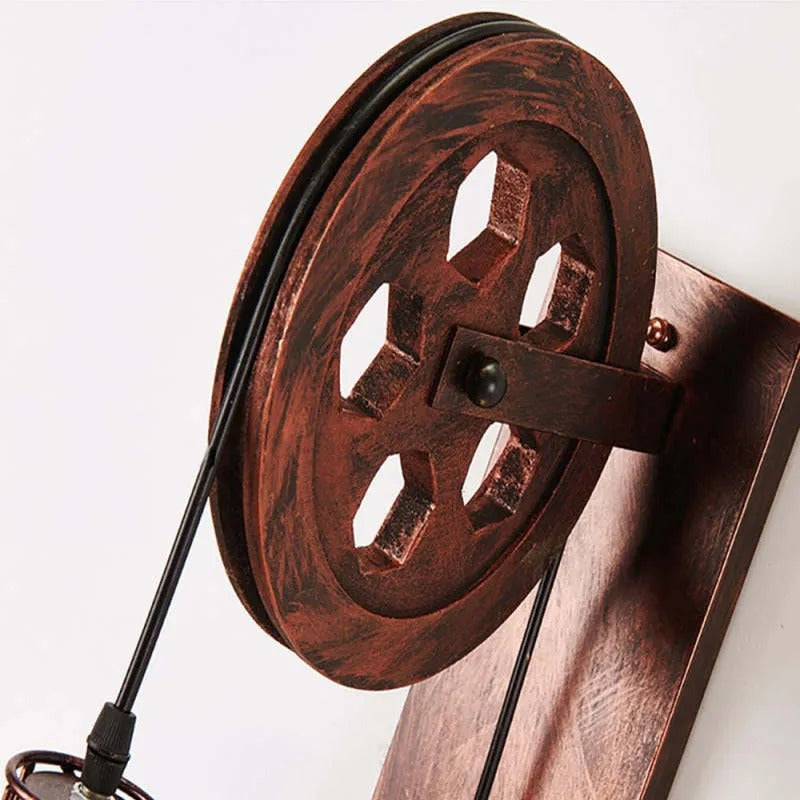 Epoch Wall Lamp Retro Rust Bronze Bedroom - Letslighting