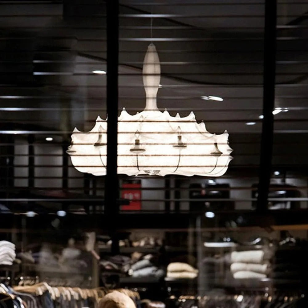 Ritta Modern Artificial Silk Pendant Light - Letslighting