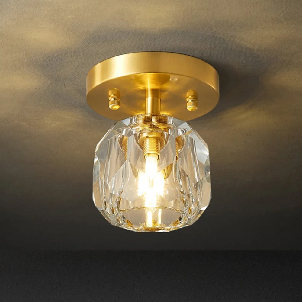 Kristy Luxury Diamond Acrylic Flush Mount Ceiling Light - Letslighting