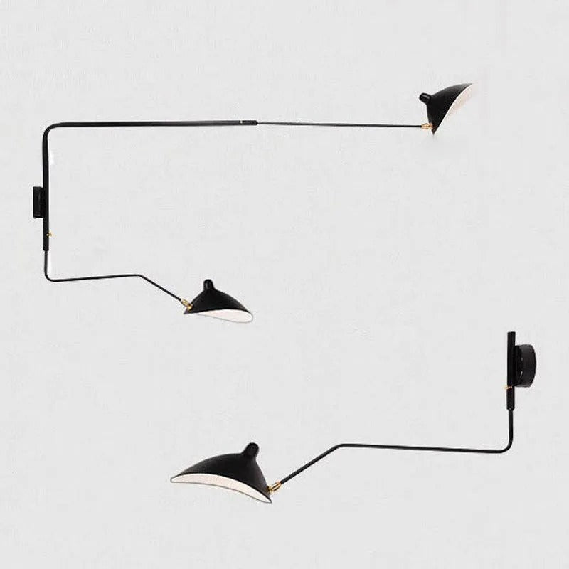 Arisha Wall Lamp Industry Metal Living Room