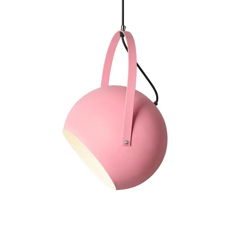 Valentina Colorful Art Deco Pendant Light Spherical Metal Bedroom