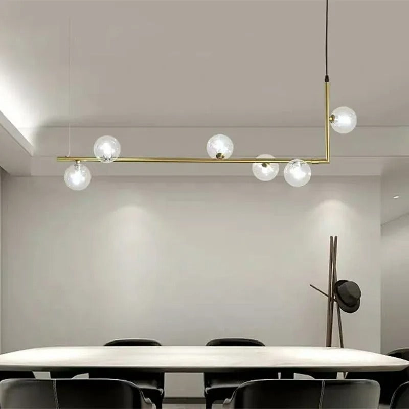 Valentina Minimalist Linear Pendant Light 6/8 Heads