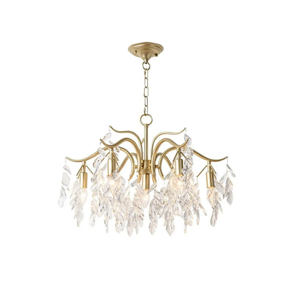 Kristy Modern Crystal Metal Luxury Chandelier Living Room