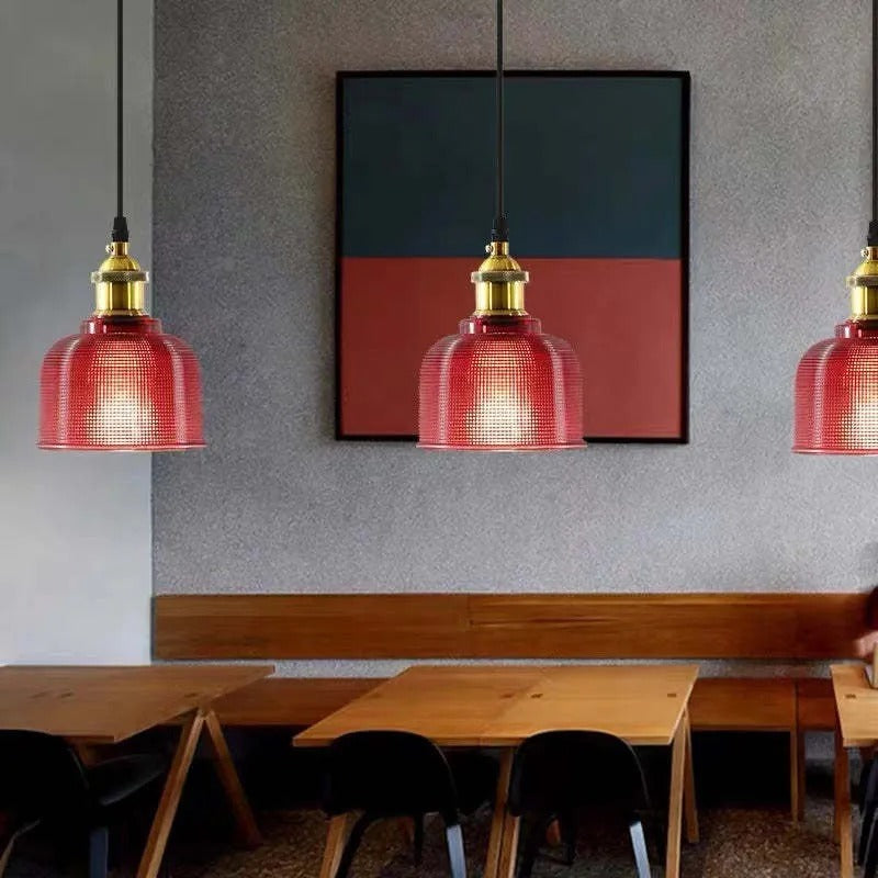 Valentina Glass Art Deco Pendant Lights,Colorful - Letslighting