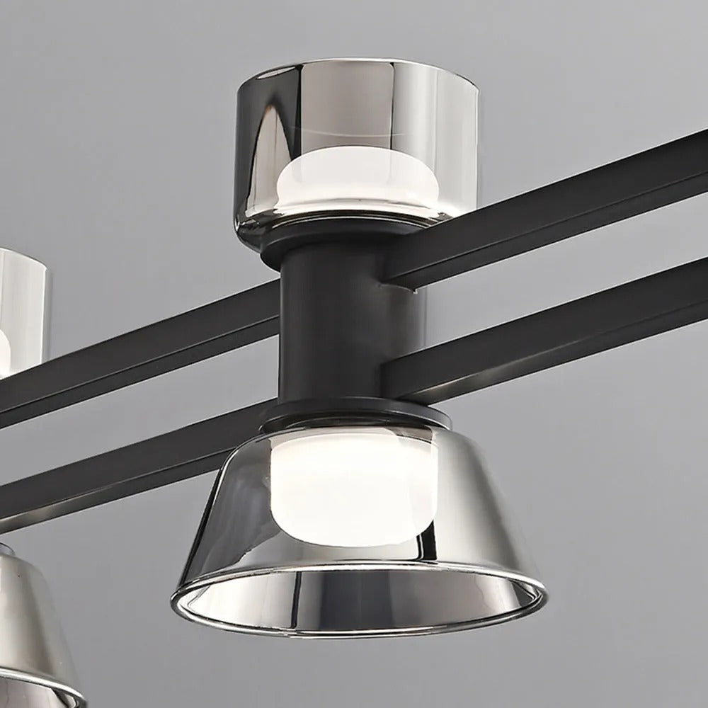 Arisha Modern Linear Linear Metal Pendant Lamp Golden