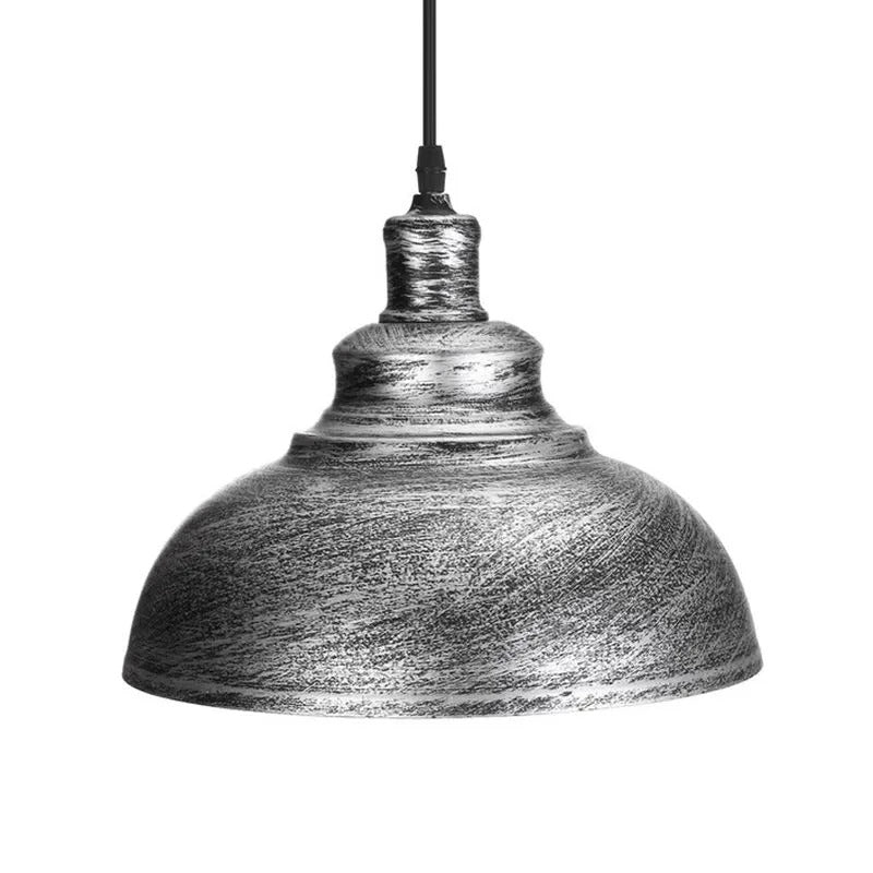 Arisha Pendant Light Dome Industrial Metal Copper - Letslighting