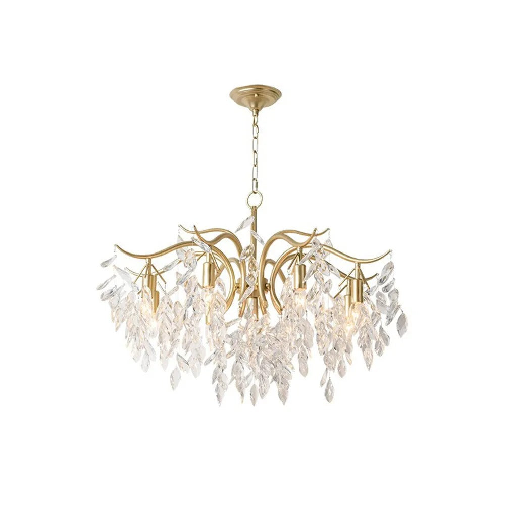 Kristy Modern Crystal Metal Luxury Chandelier Living Room