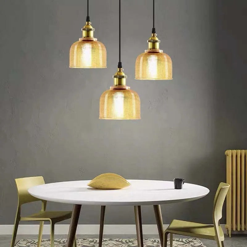 Valentina Glass Art Deco Pendant Lights,Colorful - Letslighting