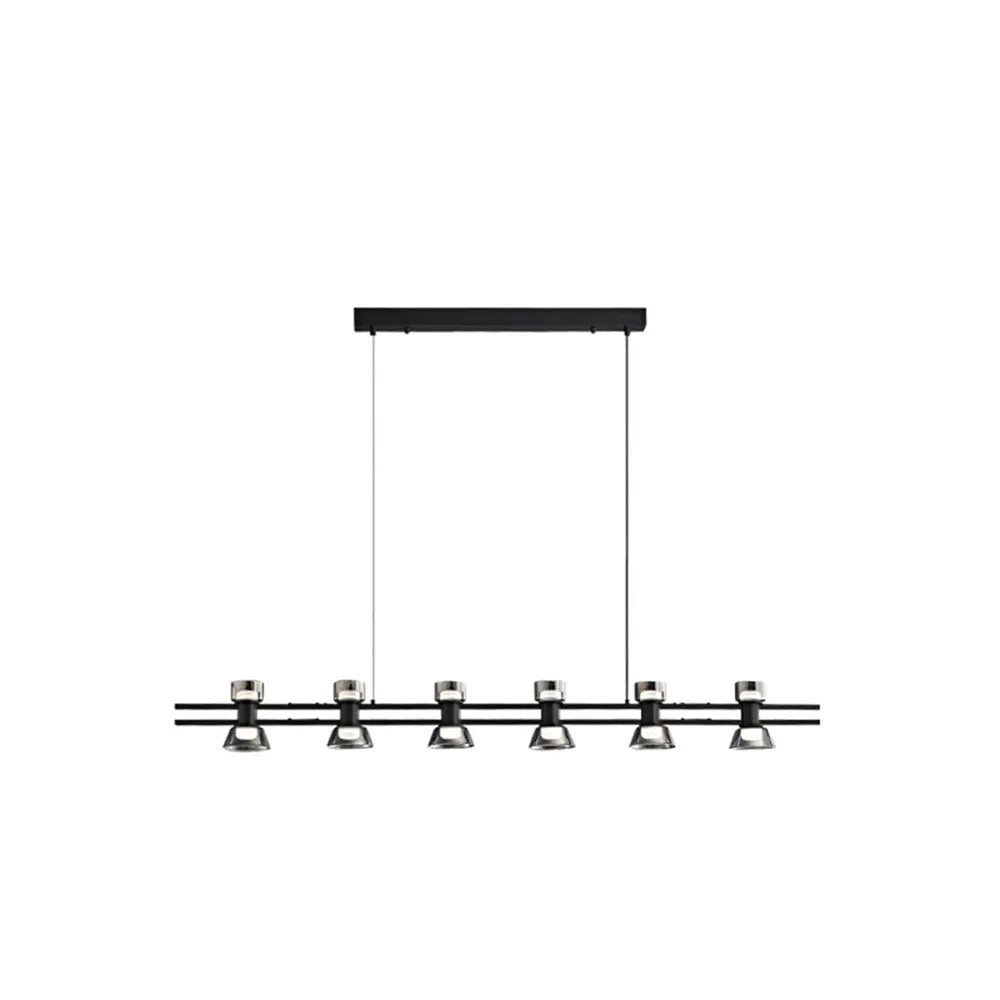 Arisha Modern Linear Linear Metal Pendant Lamp Golden
