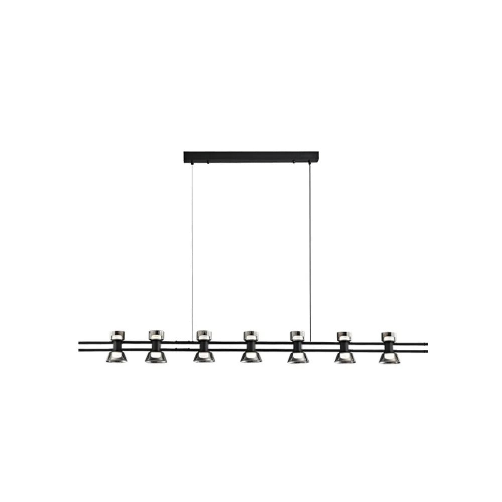 Arisha Modern Linear Linear Metal Pendant Lamp Golden