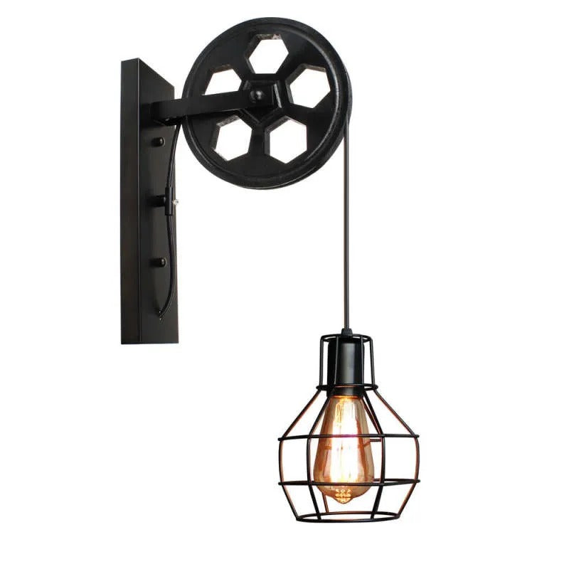 Epoch Wall Lamp Retro Rust Bronze Bedroom - Letslighting
