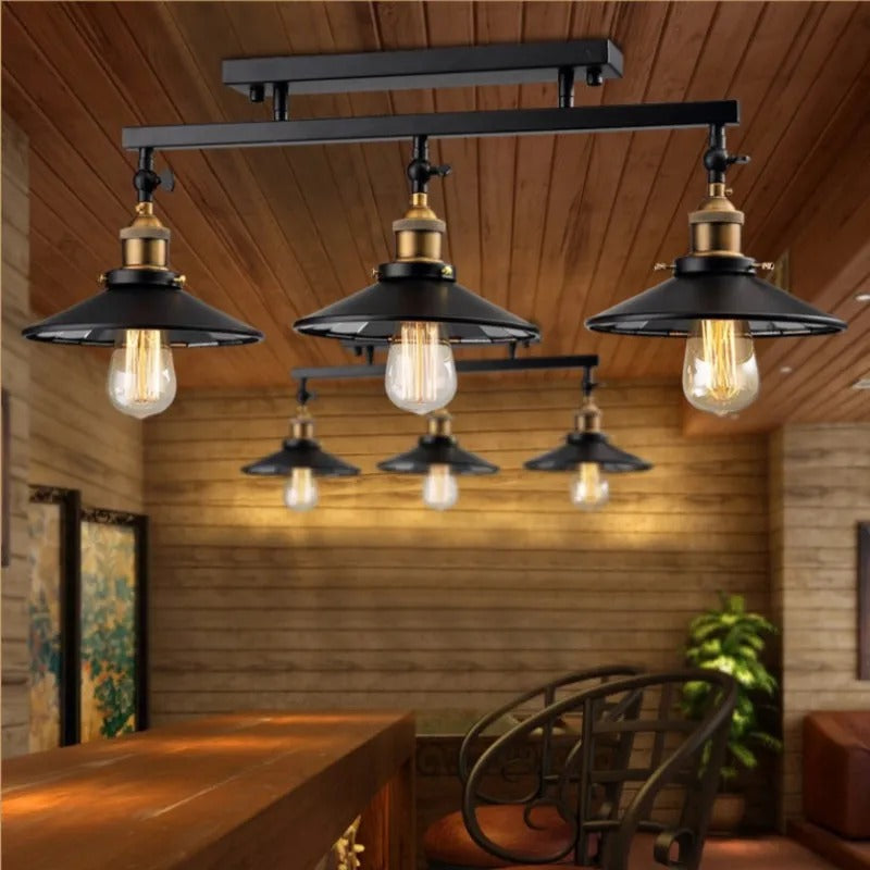 Arisha Retro LED Flush Mount Ceiling Light - Letslighting