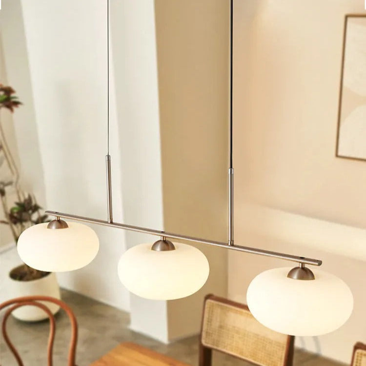 Valentina Cream Cluster Pendant Light, 3 Heads - Letslighting